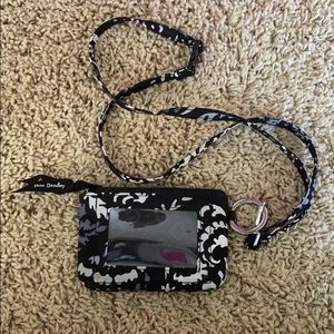 vera bradley lanyard with card holder